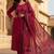Pink cotton kurti pant dupatta set