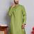 Classic green cotton kurta pajama set