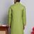 Classic green cotton kurta pajama set