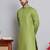 Classic green cotton kurta pajama set