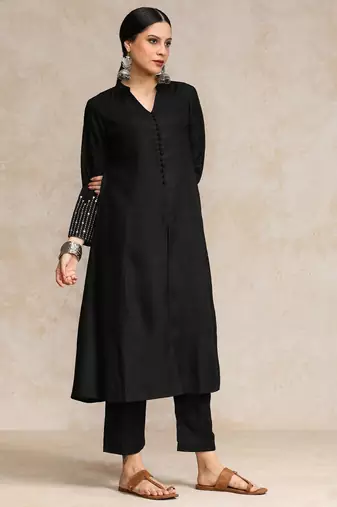 Women Ethnic Motifs Printed Regular Pure Cotton Kurta with Trousers