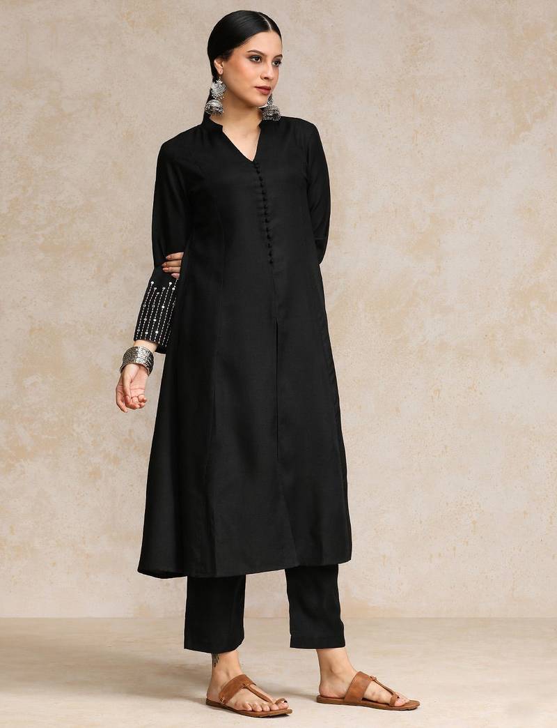Women Ethnic Motifs Printed Regular Pure Cotton Kurta with Trousers