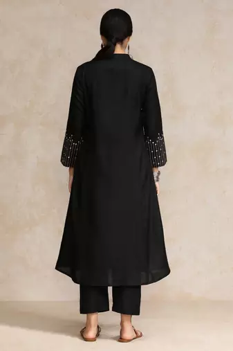 Women Ethnic Motifs Printed Regular Pure Cotton Kurta with Trousers
