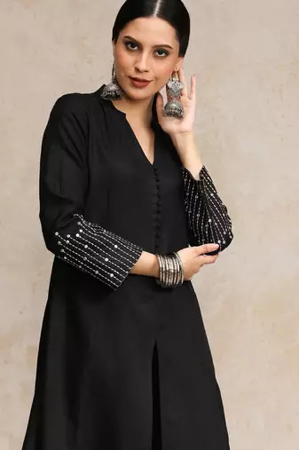 Women Ethnic Motifs Printed Regular Pure Cotton Kurta with Trousers