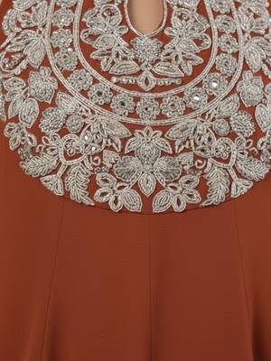 Women Ethnic Motifs Embroidered Panelled Georgette Kurta with Palazzos 2