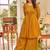Women Ethnic Motifs Embroidered Pleated Thread Work Kurti with Palazzos