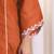 V-Neck Embroidered Thread Work Straight Kurta With Trousers