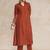 Women Panelled Sequinned Kurta with Trousers