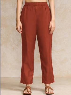 Women Panelled Sequinned Kurta with Trousers 5