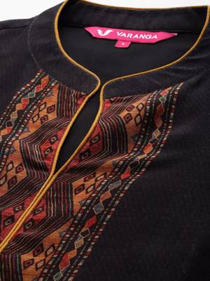 Women Printed Regular Chanderi Silk Kurta with Trousers & Dupatta 3