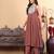 Ethnic Motifs Yoke Design Panelled Thread Work Anarkali Kurta with Trousers