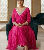 Women Ethnic Motifs Printed Regular Gotta Patti Kurta with Trousers