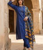 Women Regular Kurta with Trousers & With Dupatta
