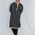 Shades of threads - kurta - black