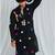 Shades of mirror - random multi mirror kurta - black