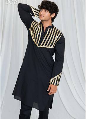 Shades of lampi - kurta - black 2