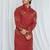 Shades of ajrakh - alternate zag - maroon