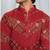 Shades of ajrakh - alternate zag - maroon