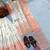 Peach georgette embroidered kurta palazzo set with dupatta