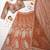 Rust Orange Silk Bridal Lehenga Choli With Heritage Dori And Peacock Embroidery