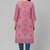 Women onion  cotton straight kurta