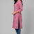 Women onion  cotton straight kurta