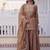 brown readymade ladies designer fendi crush zari embroidery work salwar,suit,dupatta  3 piece set dress