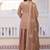 brown readymade ladies designer fendi crush zari embroidery work salwar,suit,dupatta  3 piece set dress