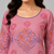 Women onion  cotton straight kurta
