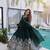 sequins work wine gown set for women | wedding & festival wear