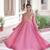 pretty pink sequins crushed engagement wear gown with dupatta stitched