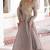 pretty brown  sequins crushed engagement wear gown with dupatta stitched