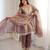 purple party wear kurti set with real mirror work | fendy fabric suit set for women's