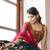 Green & Deep Pink Gotta Patti With Thread And Sequins Embroidered Georgette Stitched Lehenga Choli