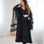 black sequined anarkali suit set with dupatta – elegant party & festive wear