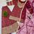 Maroon Color Front Embroidery Work With Fancy Lace Printed French Crepe Kurti Set