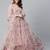 Net Sequin And Thread Embroidered Baby Pink Stitched Lehenga Choli