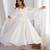 off white color chanderi silk blend three piece anarkali suit