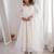 off white color chanderi silk blend three piece anarkali suit