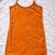 Orange mirror work kurti pant set