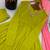 Green embroidered faux georgette gown set with dupatta