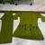 Green cotton blend embroidered tunic and palazzo co-ord set