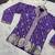 Purple Color Embroidery Thread & sequin Work Simar Silk Blend Lehenga Choli Set