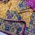New Soft Silk blend with beautiful print And Real Mirror And diamond Work Saree For Women's