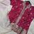 Rani Pink Color Embroidery Thread & sequin Work Simar Silk Blend Lehenga Choli Set