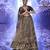 Brown Thai Silk Thread, Sequins & Dori Embroidered Lehenga Choli with Matching Dupatta