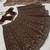 Brown Thai Silk Thread, Sequins & Dori Embroidered Lehenga Choli with Matching Dupatta