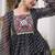Black Traditional Kora Cotton Frill Chaniya Choli For Navratri & Festive Wear