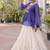 Royal Purple Traditional Kora Cotton Frill Chaniya Choli For Navratri set & Festive Wear