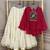 Hot Pink Traditional Kora Cotton Frill Chaniya Choli For Navratri Set & Festive Wear
